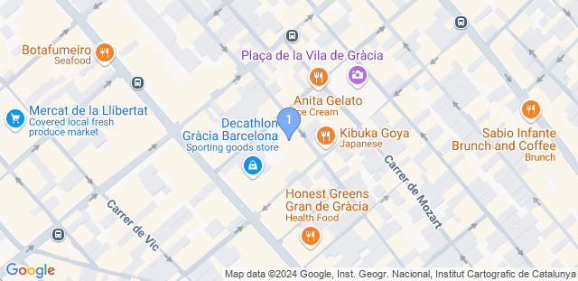 Map to 10TH PLANET JIU JITSU BARCELONA